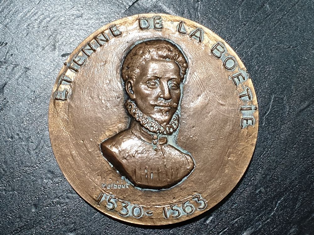M&eacute;daille &Eacute;tienne de la Boetie 1530-1563 