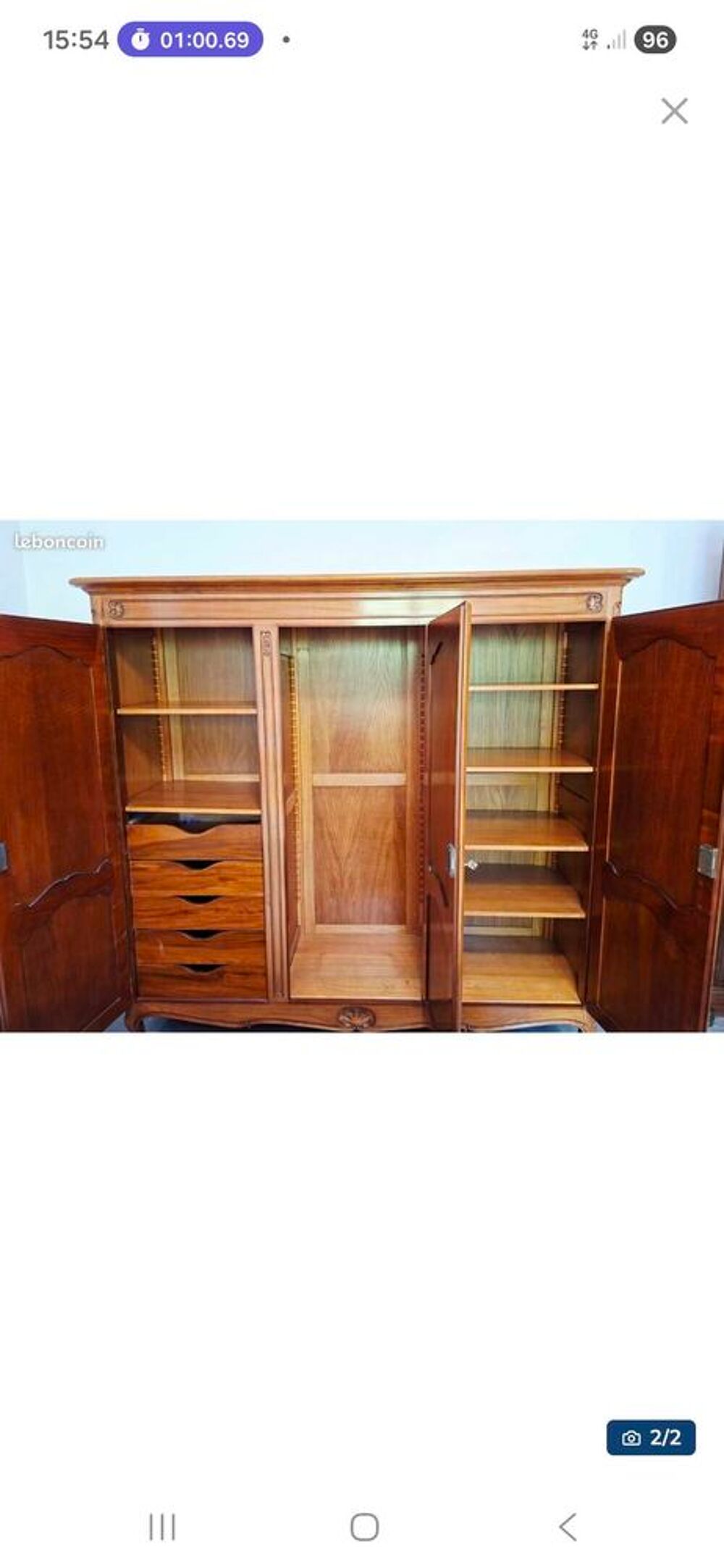 Belle armoire ancienne en bois Meubles