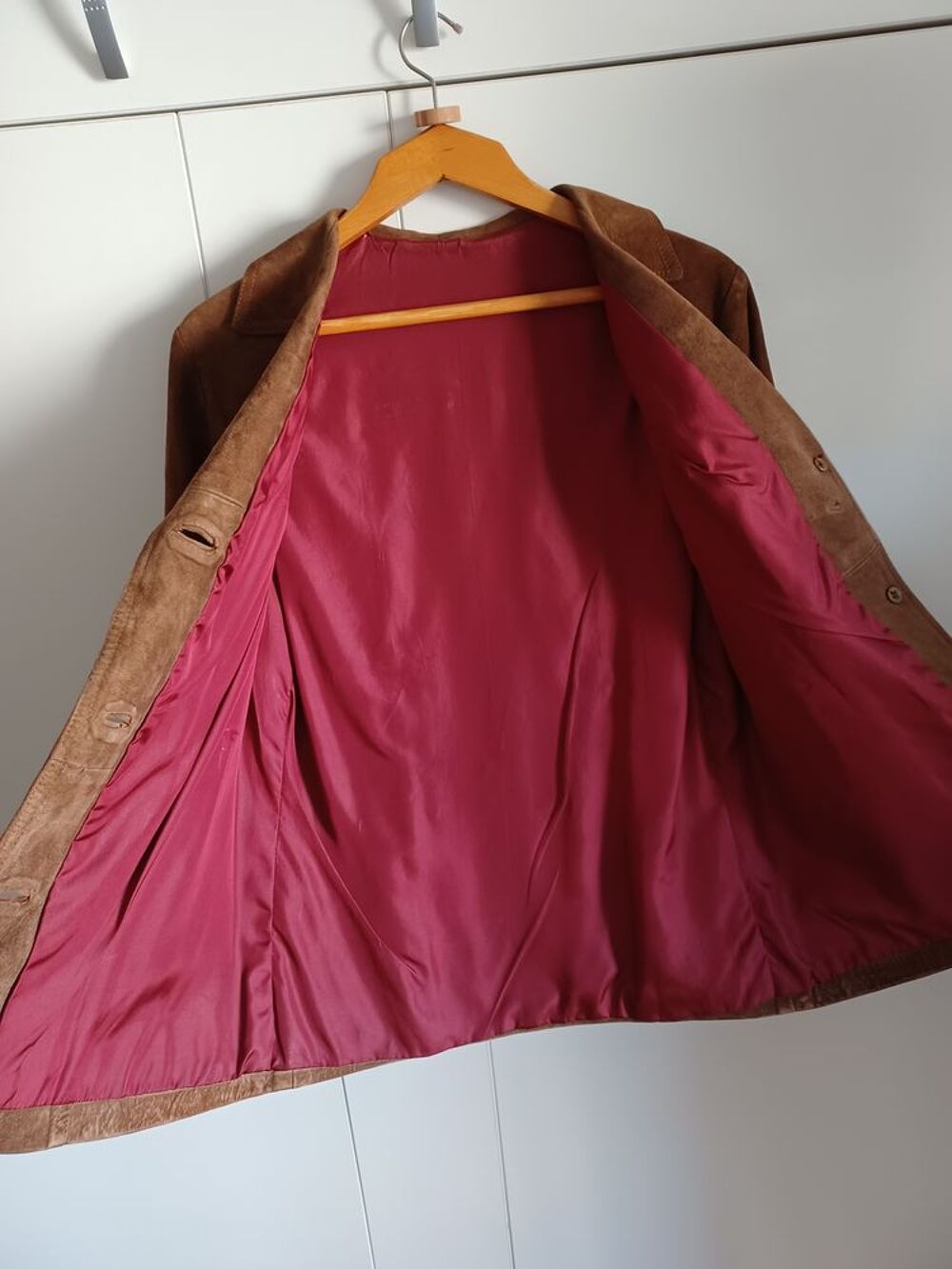 veste cuir daim Vêtements