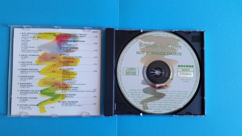 BOULEVARD DE LA PLAGE CD et vinyles