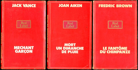 Edition Red Label / LOT de 3 romans (policier-thriller) 10 Antrain (35)