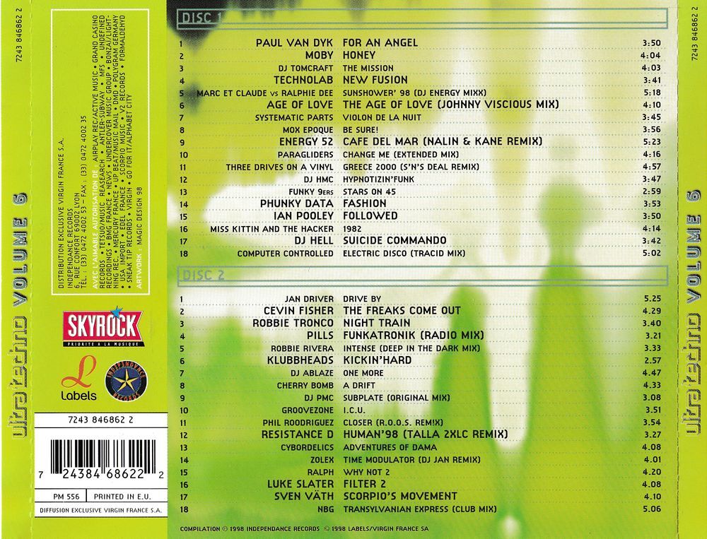 CD Ultra Techno - Volume 6 CD et vinyles