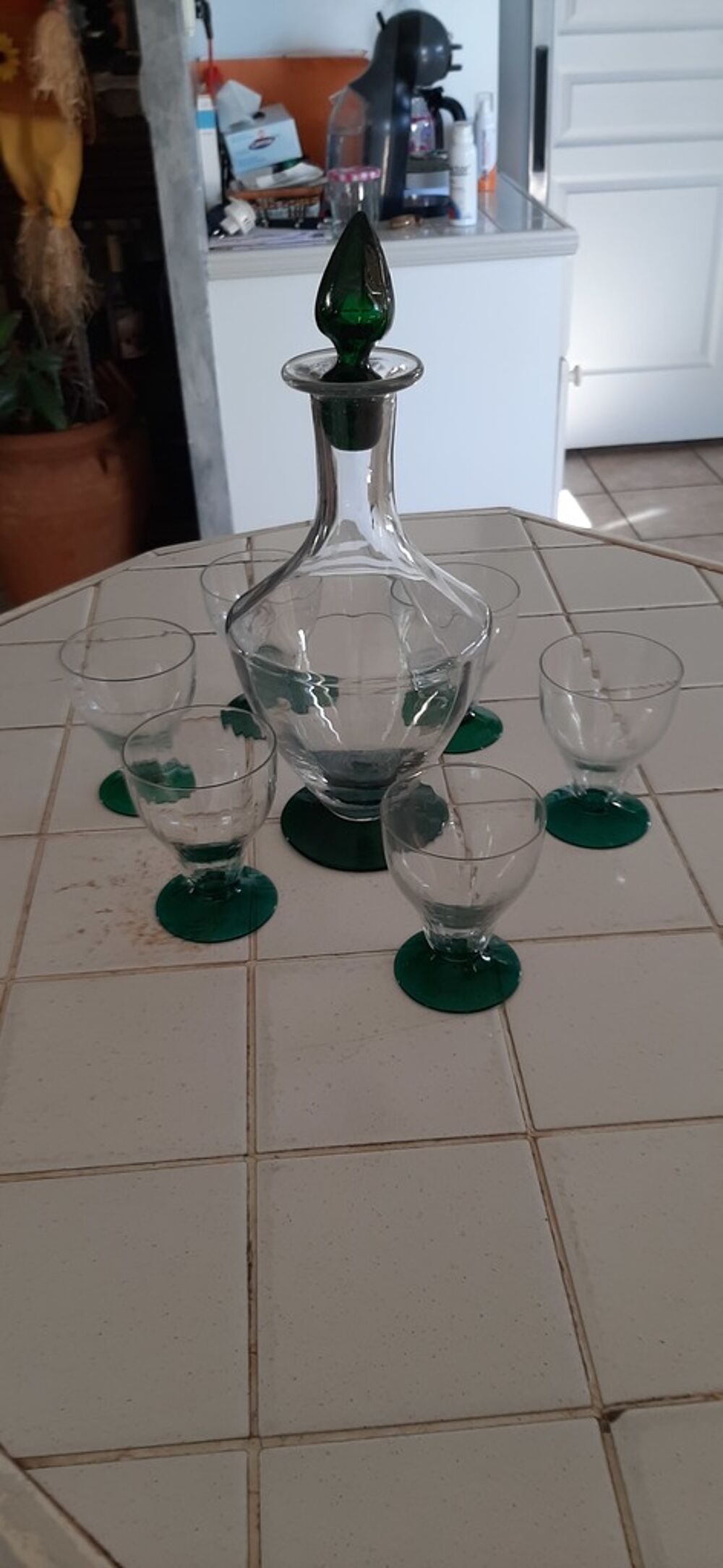  service &agrave; porto en cristal Cuisine
