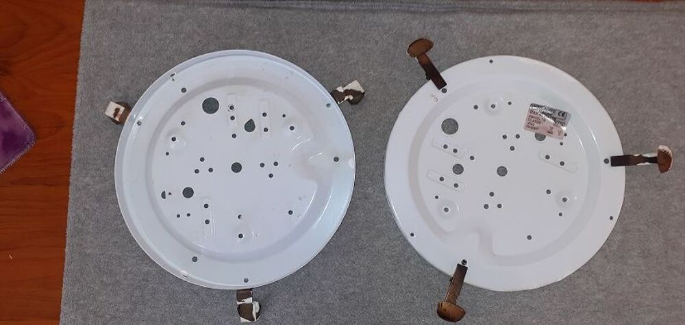 2 Plafonniers en p&acirc;te de verre Décoration