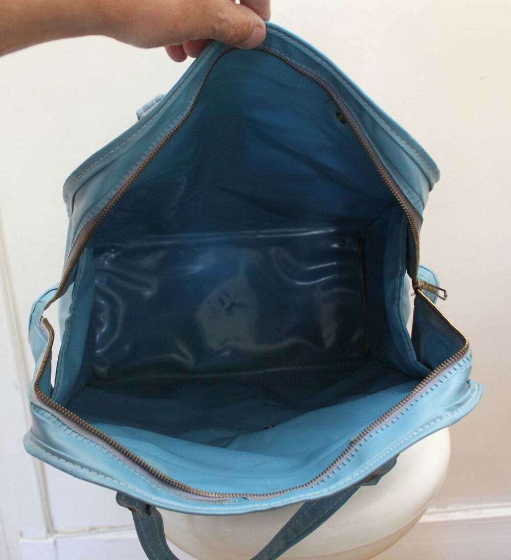 Sac de voyage Air France sacoche vintage 1970 