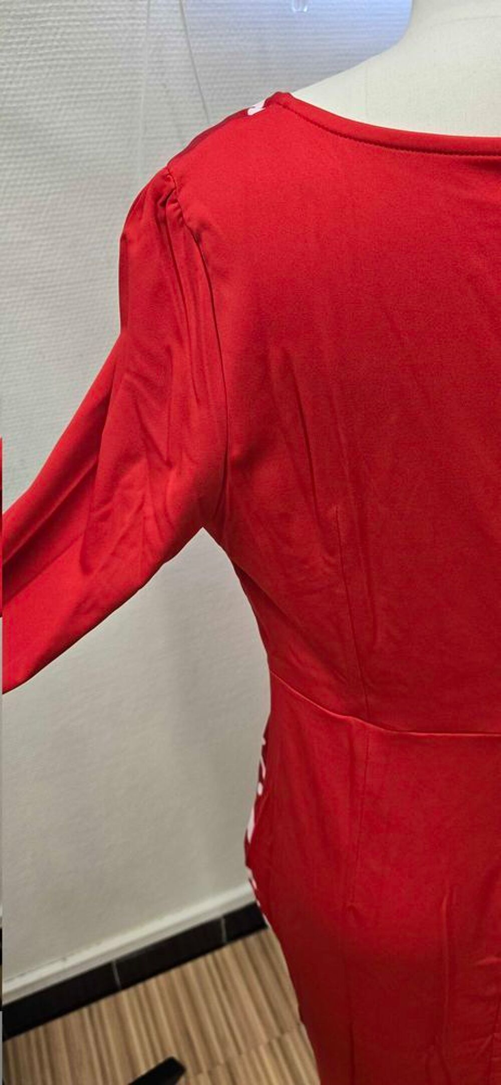 Robe moulante rouge Vêtements