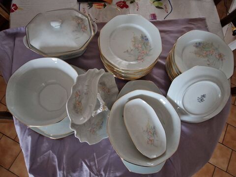 vaisselle de table en porcelaine de Limoges 28 Villers-Saint-Paul (60)