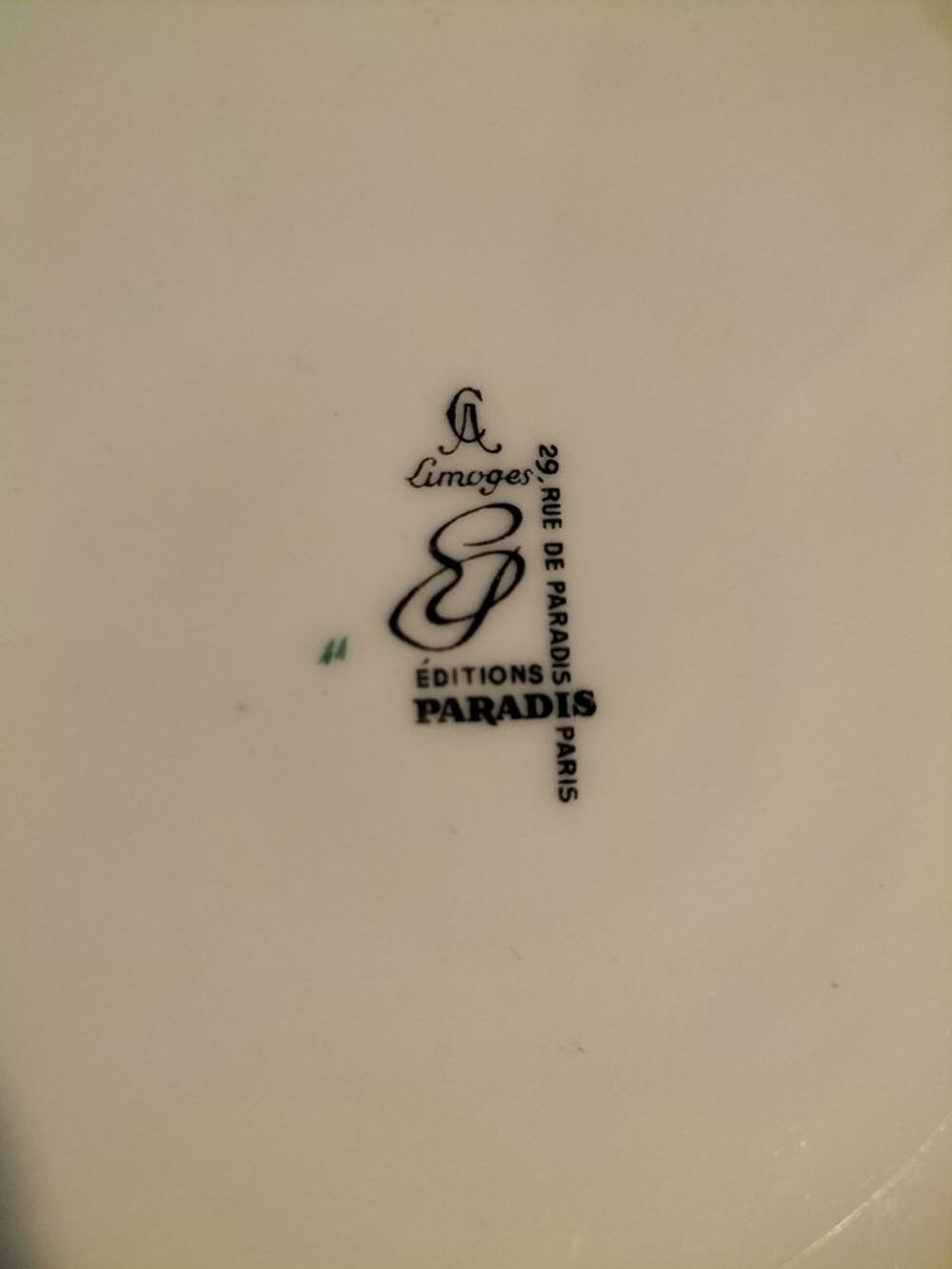 Rare service vaisselle en porcelaine de Limoges Cuisine