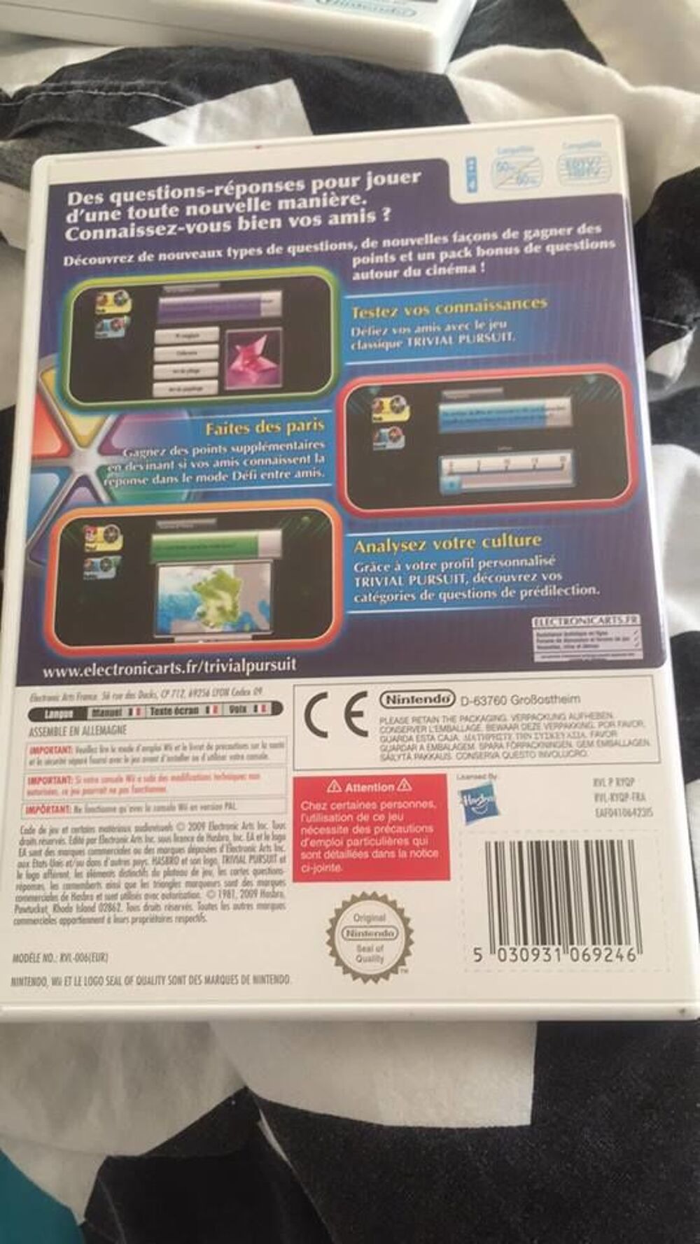 JEU DE Wii Consoles et jeux vidos