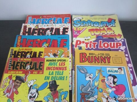 Lot 9 anciennes BD ... Hercule et autres 10 Digne-les-Bains (04)