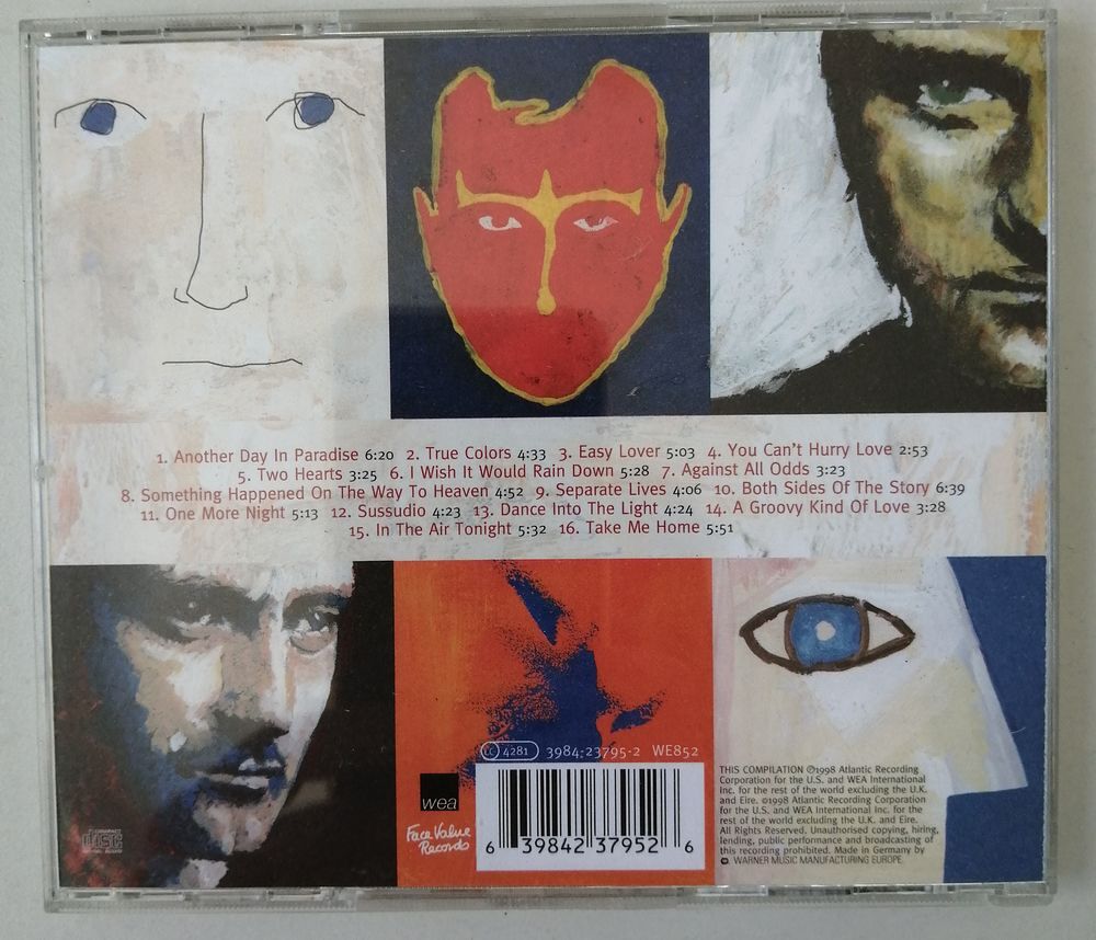 CD Phil Collins hits CD et vinyles