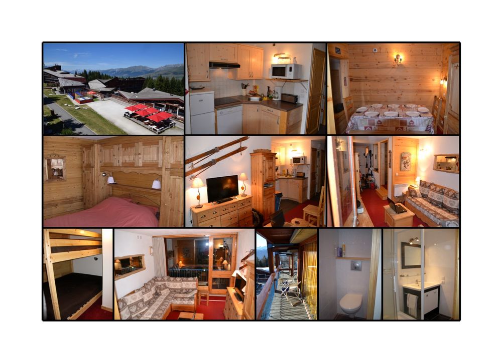   Arcs 1800 2 chbres, 6-8 pers, sud, skis aux pieds Rhne-Alpes, Les Arcs (73700)