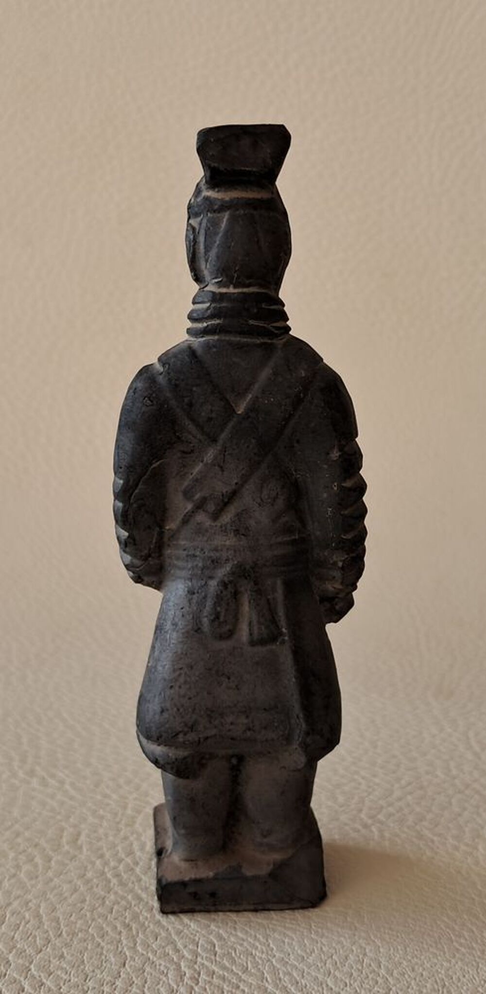 lot de 4 figurines en terre cuite guerriers chinois Décoration