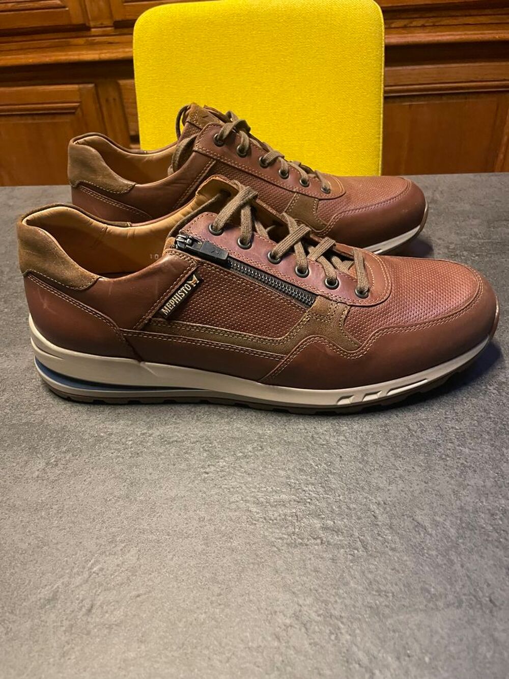 Chaussures Mephisto Bradley ch&acirc;tain- Neuves Chaussures