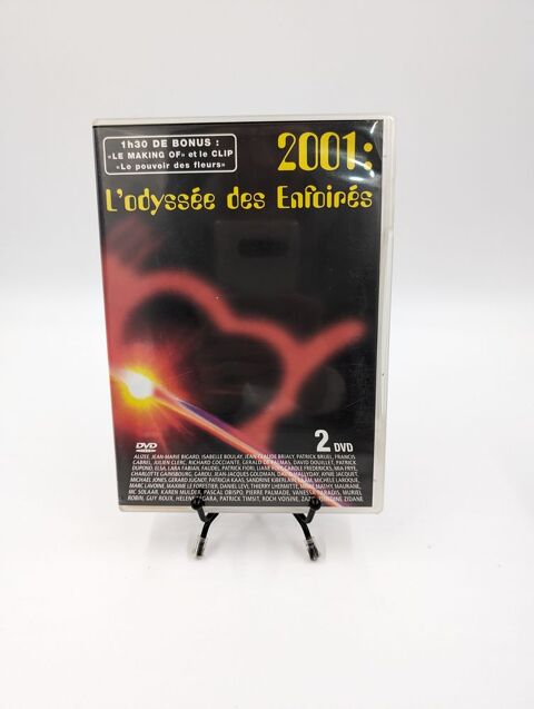 Film DVD 2001 : L'Odysse des Enfoirs en boite  2 Vulbens (74)