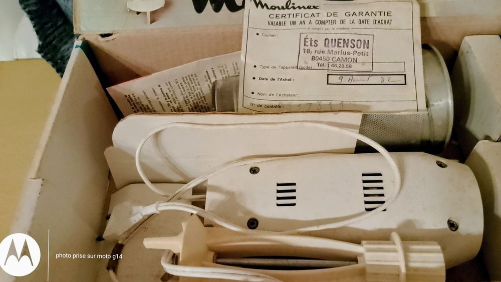 Mixeur Moulinex vintage Electroménager