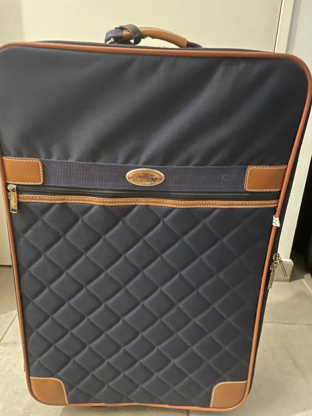 Valise Easyline bleu marine Maroquinerie