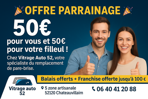 entreprise de remplacements de vitrages automobiles 0 52120 Ch�teauvillain
