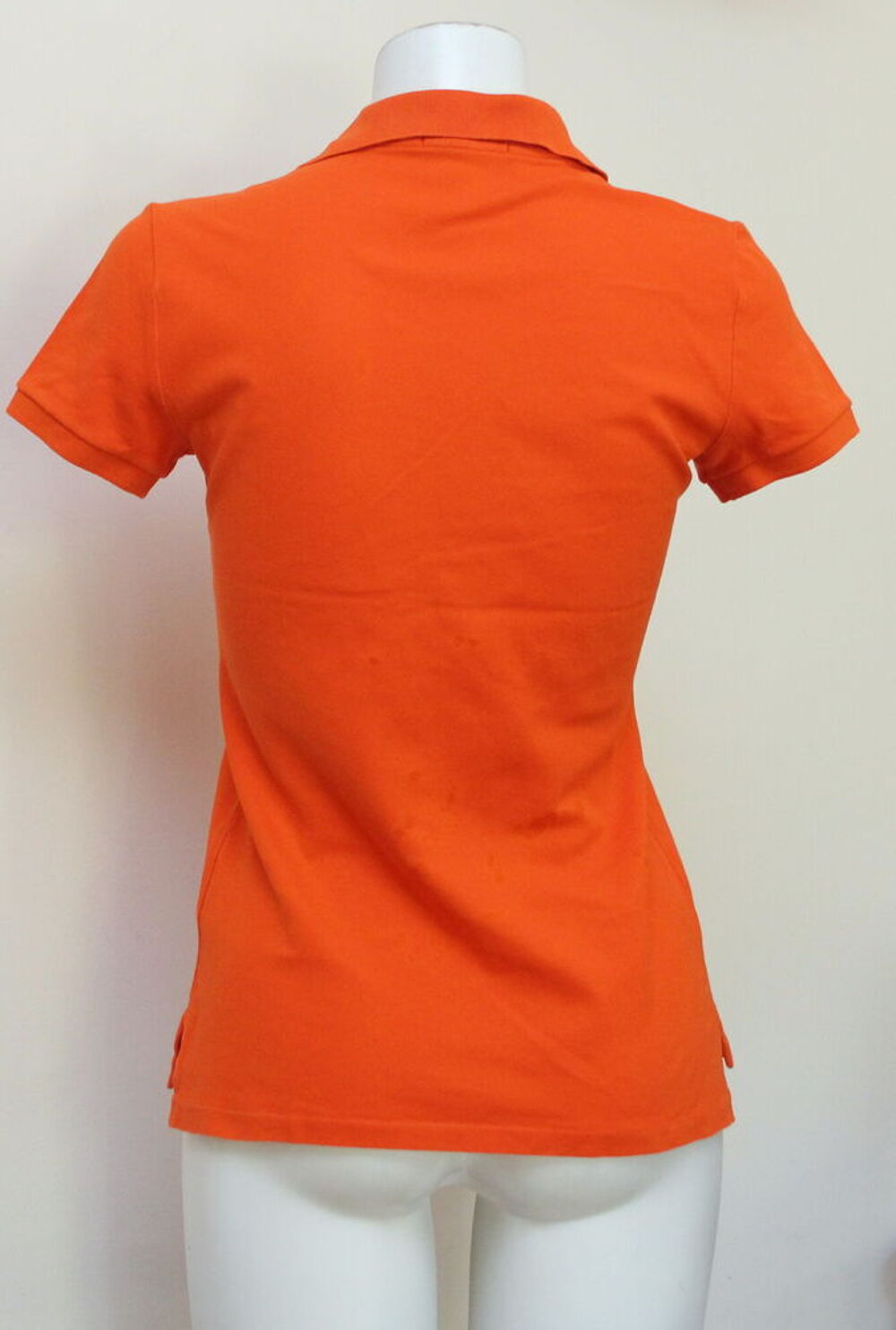 Polo orange RALPH LAUREN T.M ou T.38 Vêtements