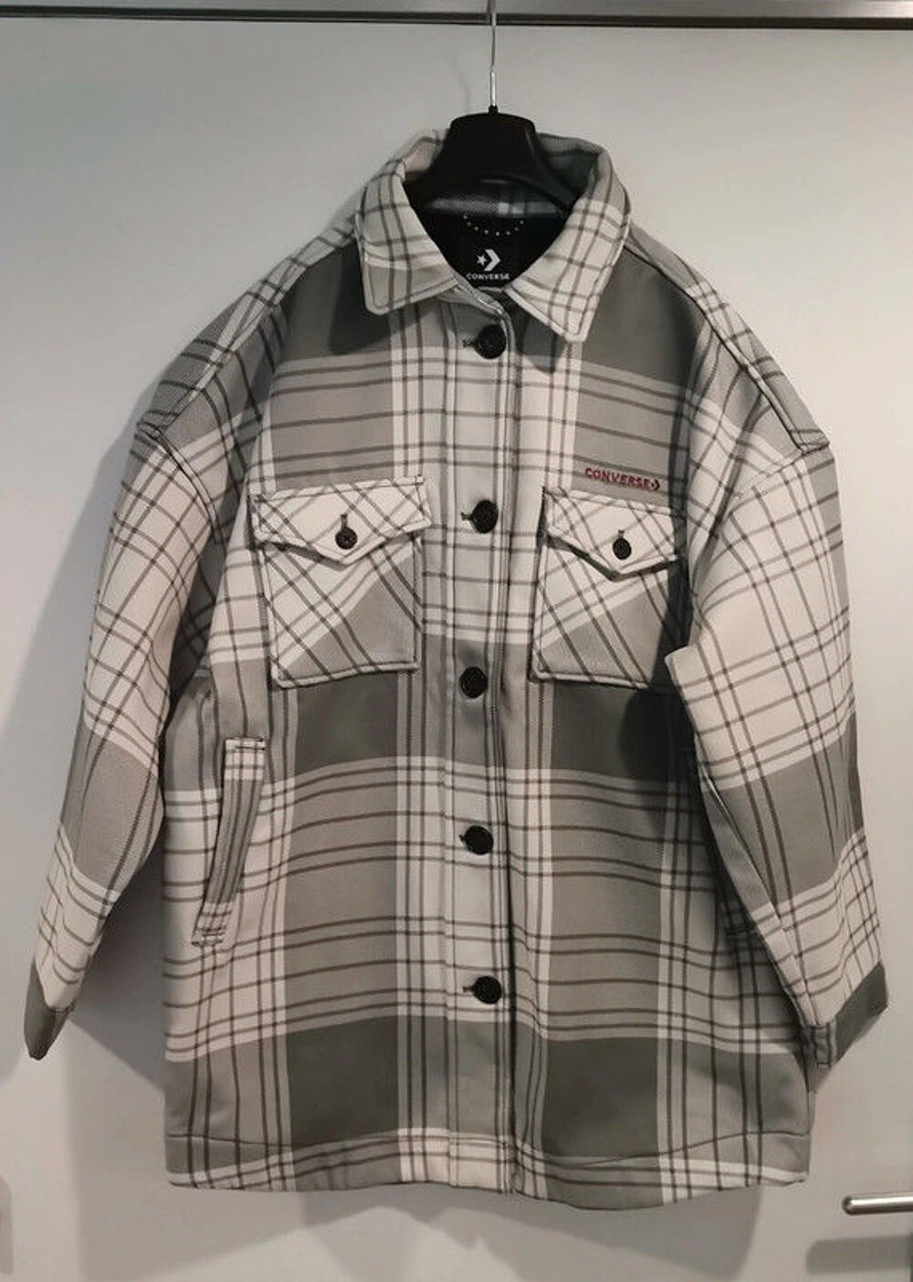 Surchemise chaude neuve oversize Converse taille L Vêtements