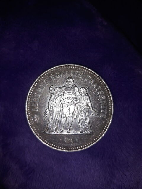 Pice Hercule en argent 1974 0 Yerres (91)