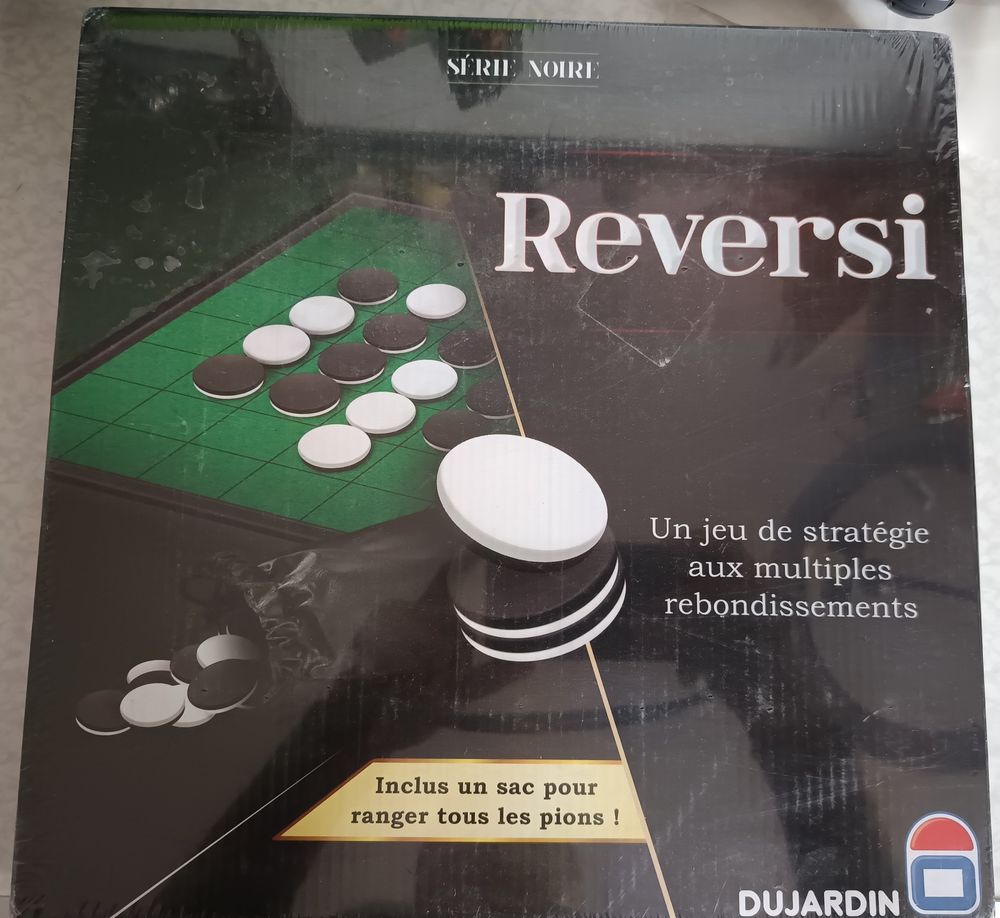 Jeu de strat&eacute;gie - Reversi - S&eacute;rie Noire - Marque Dujardin Jeux / jouets