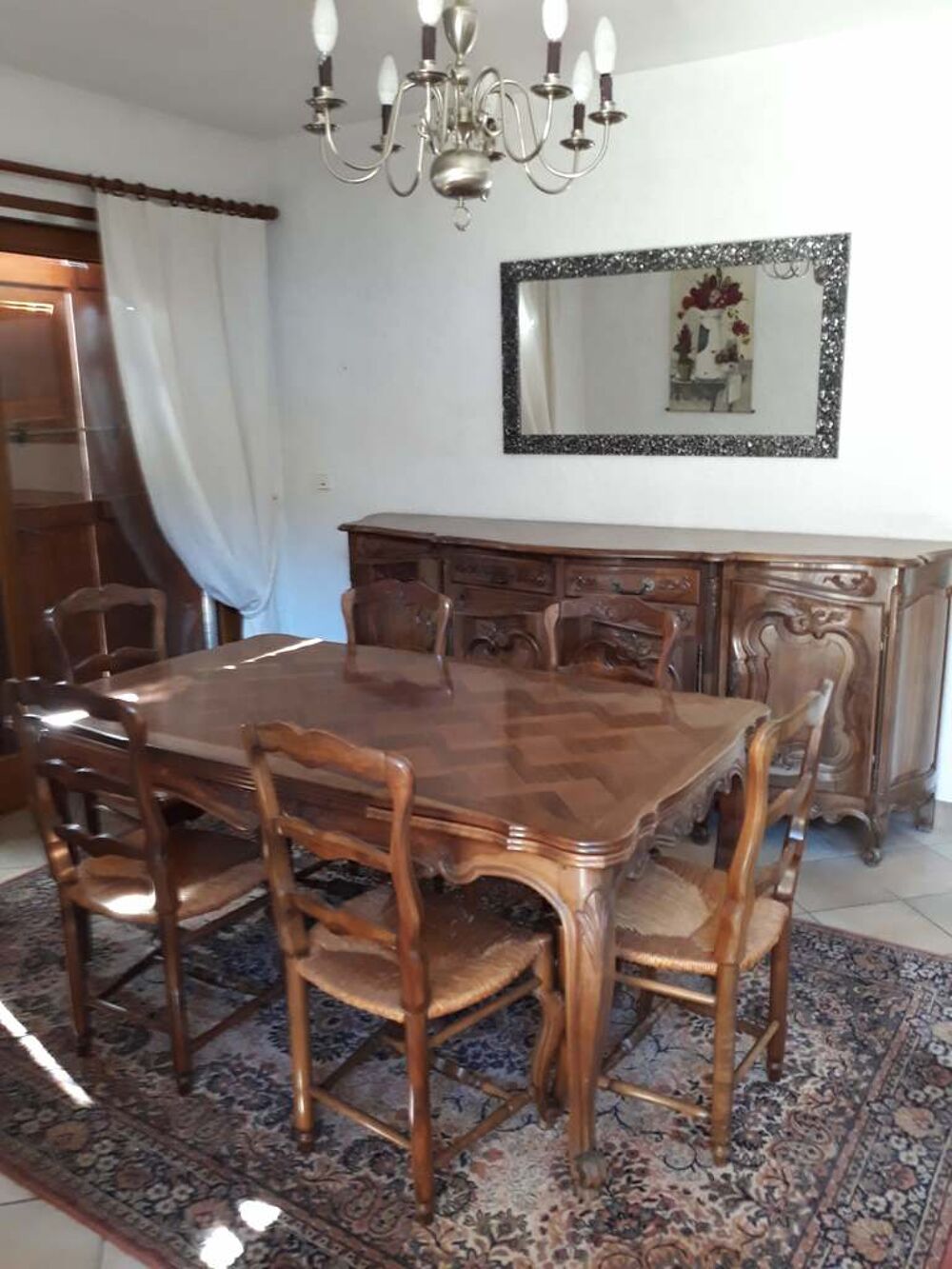 Ensemble table et chaises salle &agrave; manger + buffet Meubles