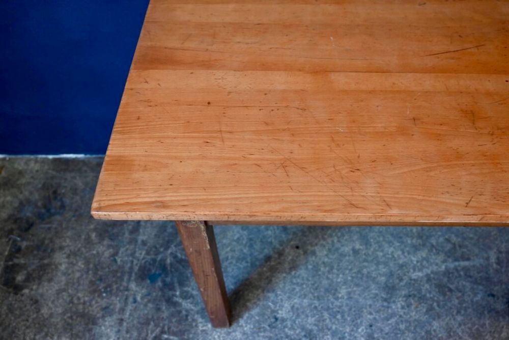 Table de ferme ancienne en bois massif vintage et boh&egrave;me Meubles