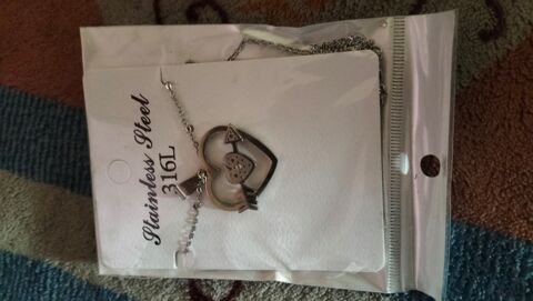 Cha�ne c?ur acier inoxydable neuf 10 Cachan (94)