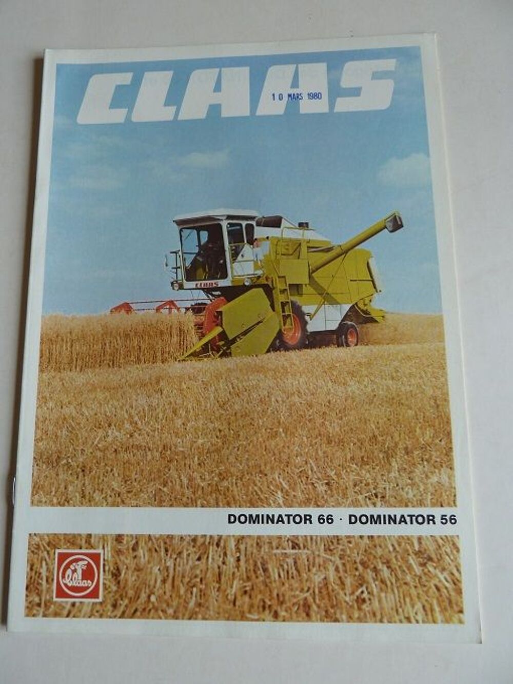 Prospectus moissonneuses CLAAS DOMINATOR 56 et 66 