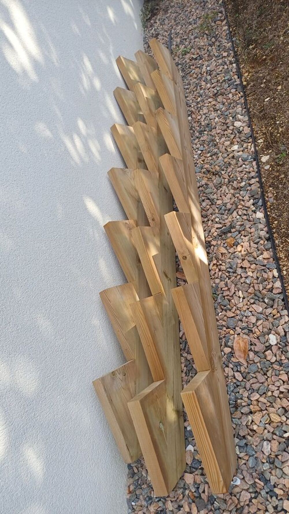 escalier en bois exterieur Jardin