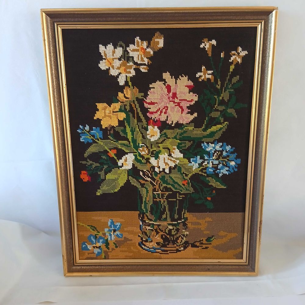 Tableau repr&eacute;sentant des fleurs Décoration
