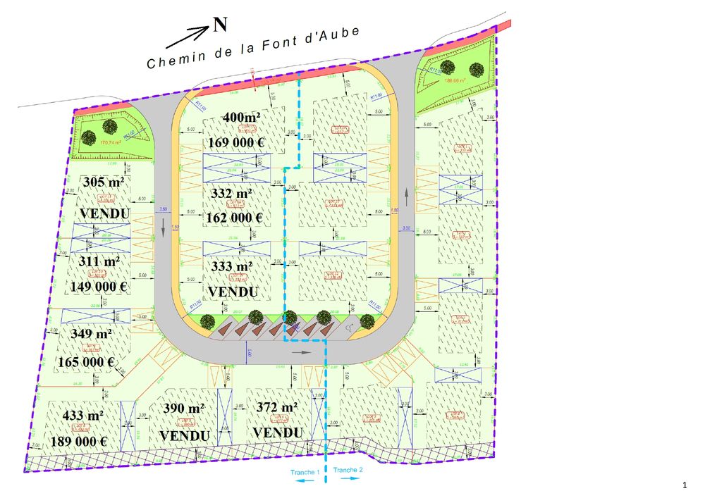 Vente Terrain Terrains à Saint Christol 34400 Entre-Vignes Saint-christol