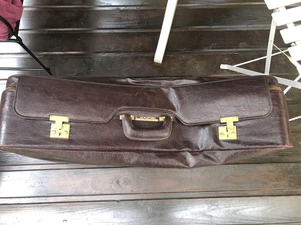 Valise lancel cuir vintage sales