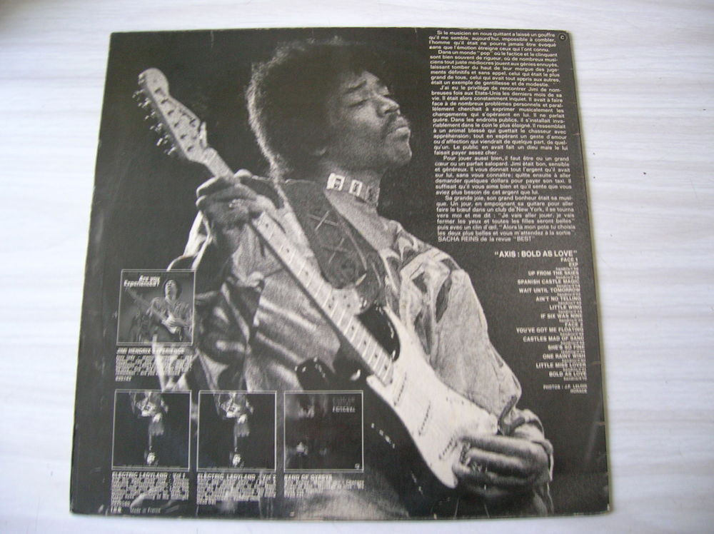 33 TOURS HENDRIX Axis as bold as love CD et vinyles