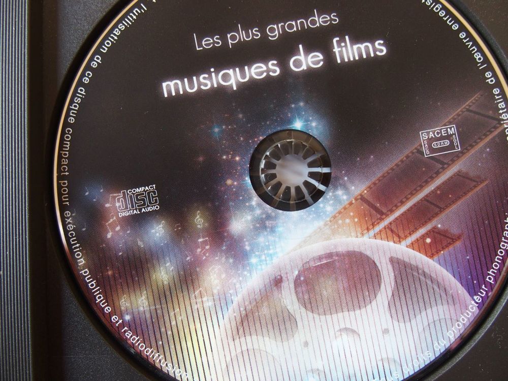 CD Les PLUS GRANDES MUSIQUES de FILMS CD et vinyles