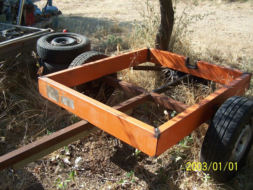 remorque porte cuve Bricolage