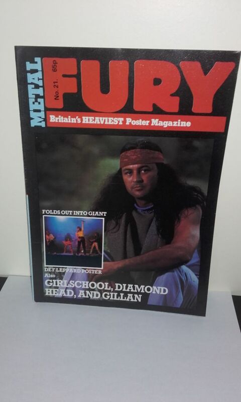 Metal Fury N21 - 1983 (UK Magazine) avec Gillan Girlschool 30 Angers (49)
