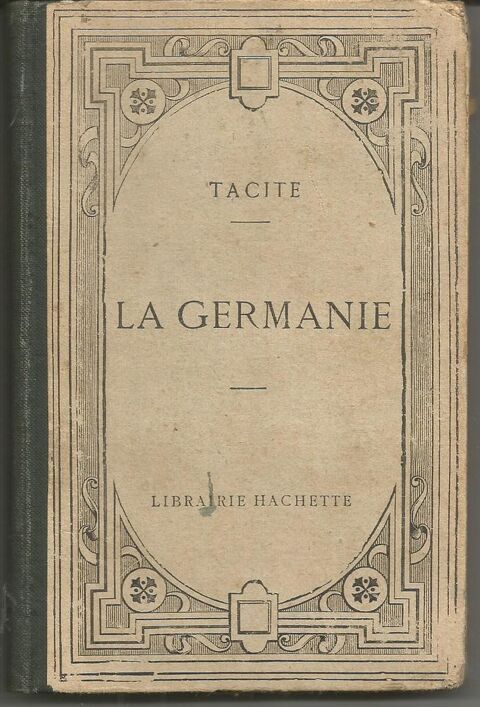 TACITE LA Germanie - librairie Hachette 10 Montauban (82)