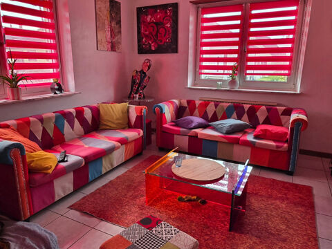 2 Canap�s patchwork multicolore droit Haguenau (67)