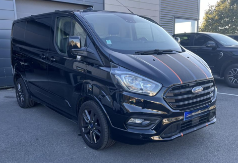 Ford Transit Custom TRANSIT CUSTOM CA 320 L1H1 2.0 ECOBLUE 185 BVA SPORT 2021 occasion Concarneau 29900