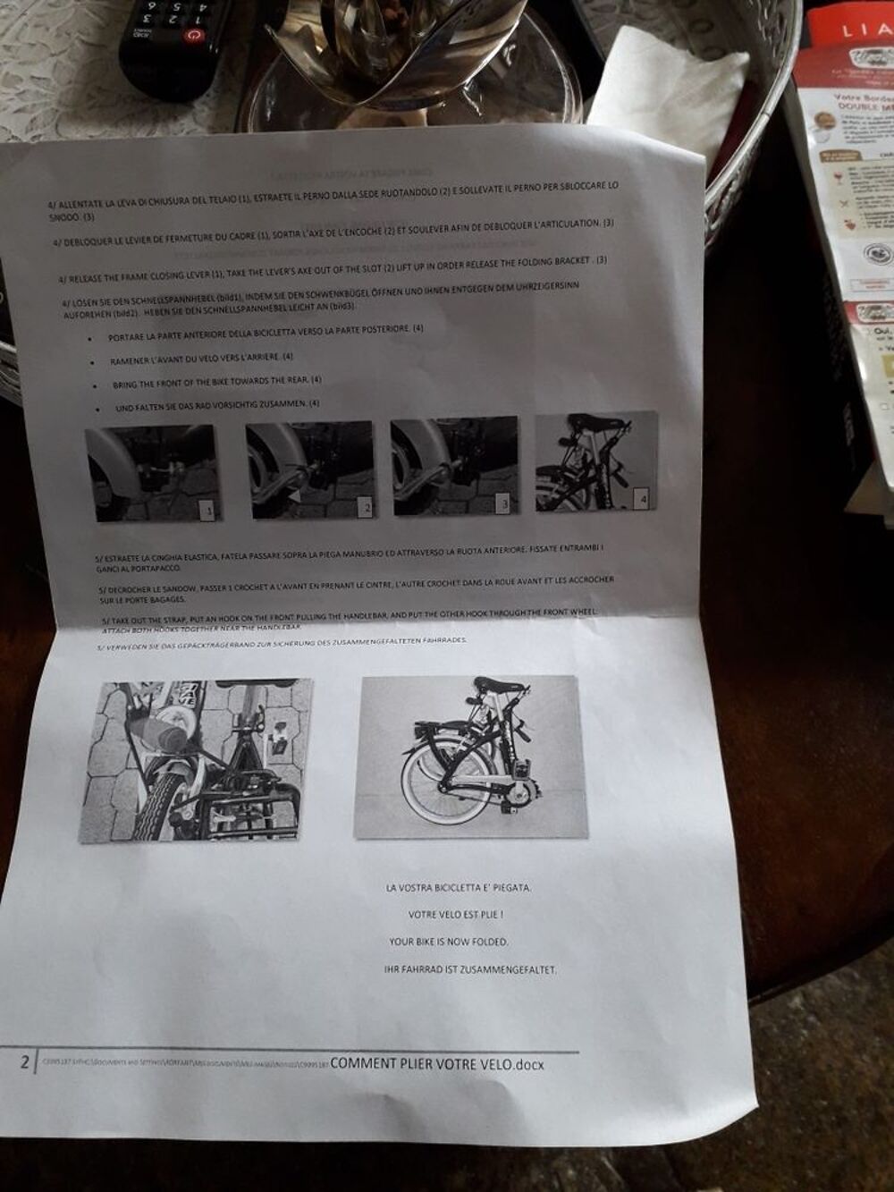 v&eacute;lo pliant electrique Vélos