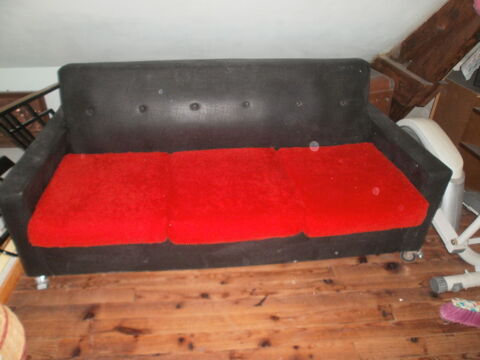 Canap convertible 3 places Vintage en ska 75 Malicorne-sur-Sarthe (72)