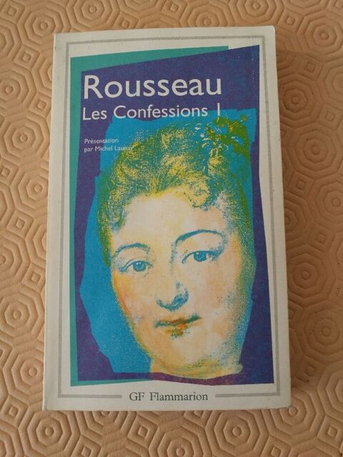 Livre Rousseau  les confessions  tome 1 1.5 Villiers (86)