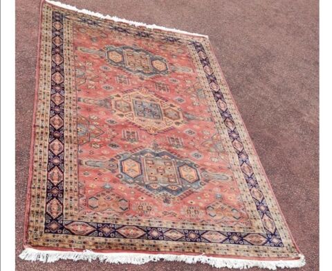 Véritable grand tapis d' Orient : Saint-Martin-le-Beau (37)
