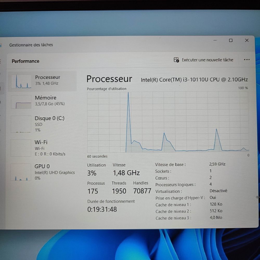 Pc portable honor MagicBook X 15 i3 Matériel informatique