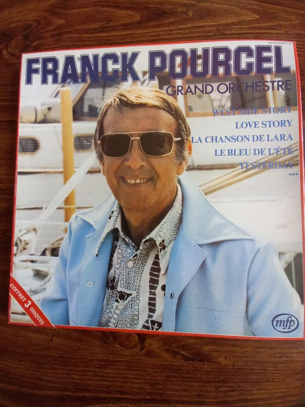 Coffret de 3 disques 33 tours FRANCK POURCEL CD et vinyles