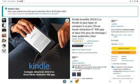  KINDLE 11EME GENERATION NEUF 70 Saint-Paul-ls-Dax (40)