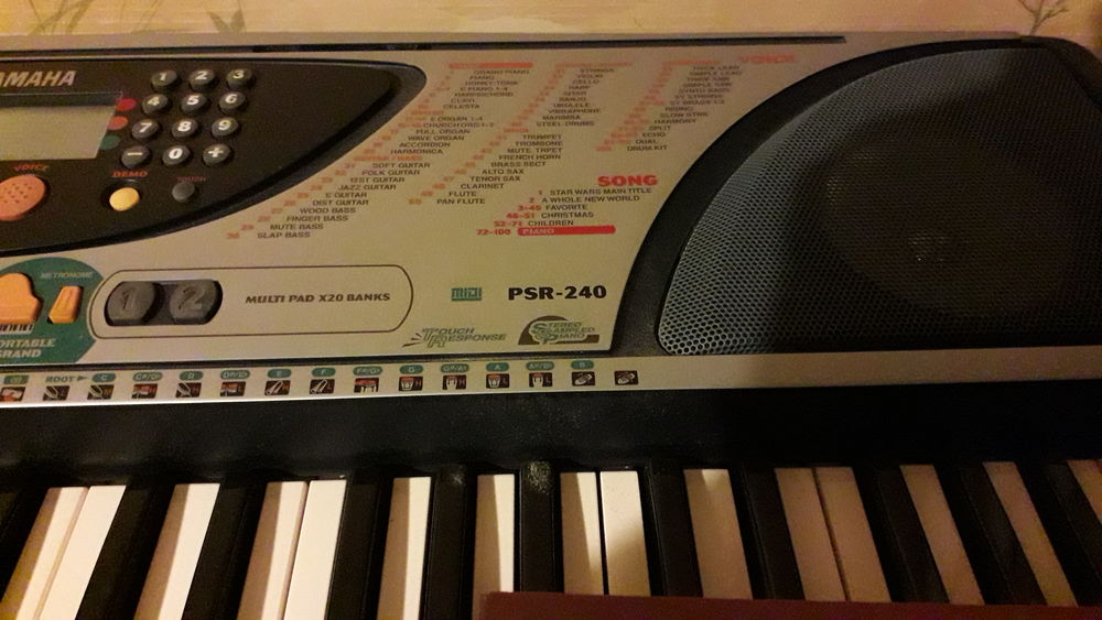 Clavier synth&eacute;tiseur portable Yamaha PSR240 Instruments de musique