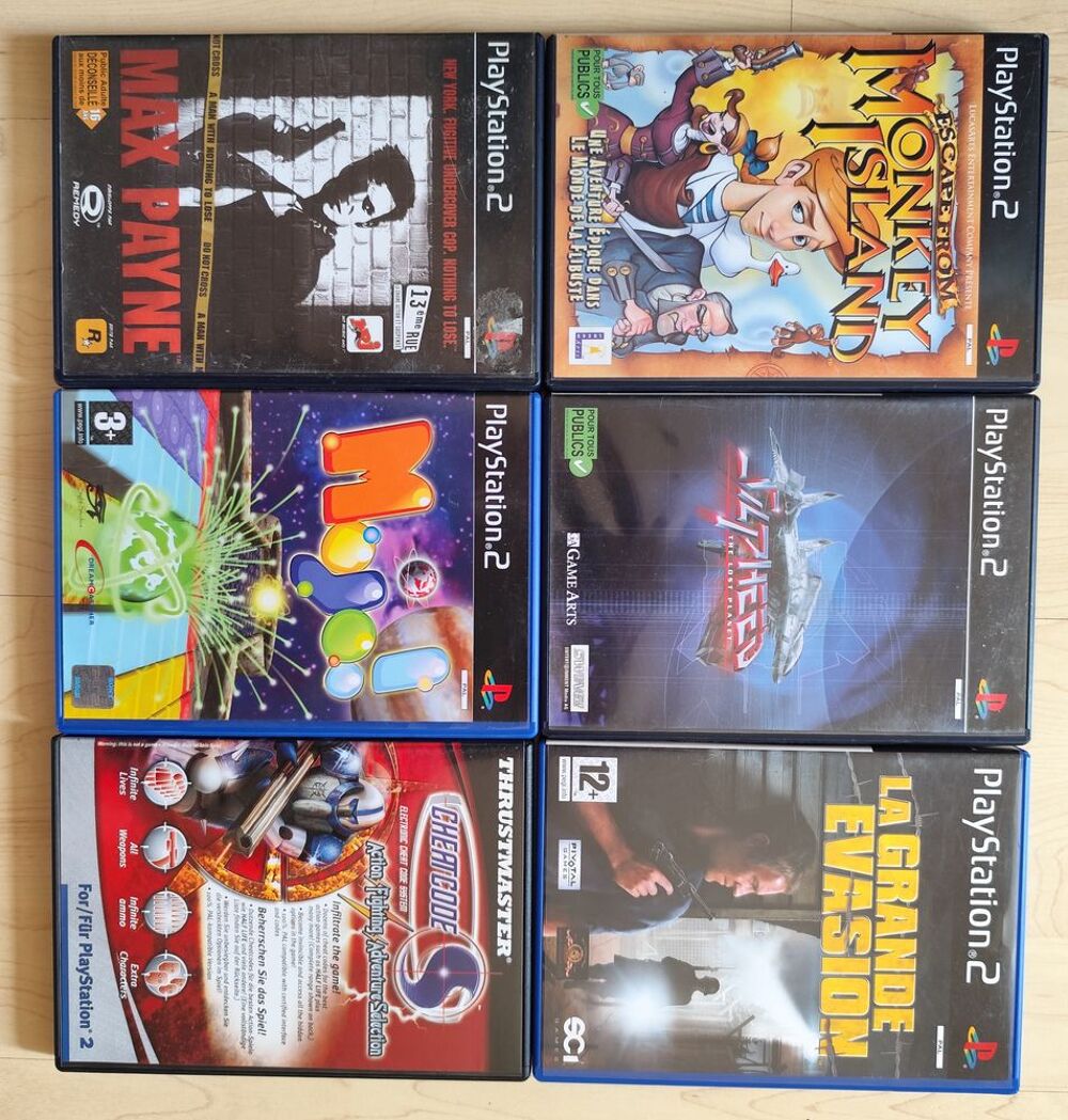 Lot de 6 jeux ps2 Jeux / jouets